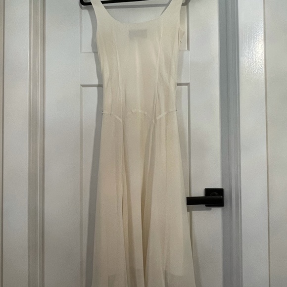 ALEX Evenings Ivory Beaded Sequin Accent Dress - Picture 6 of 13